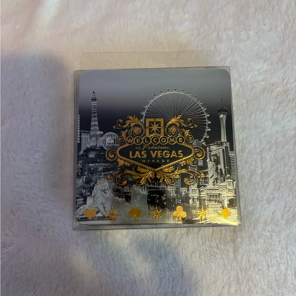 Las Vegas Souvenir 4 pc Coaster Set - Picture 2 of 4